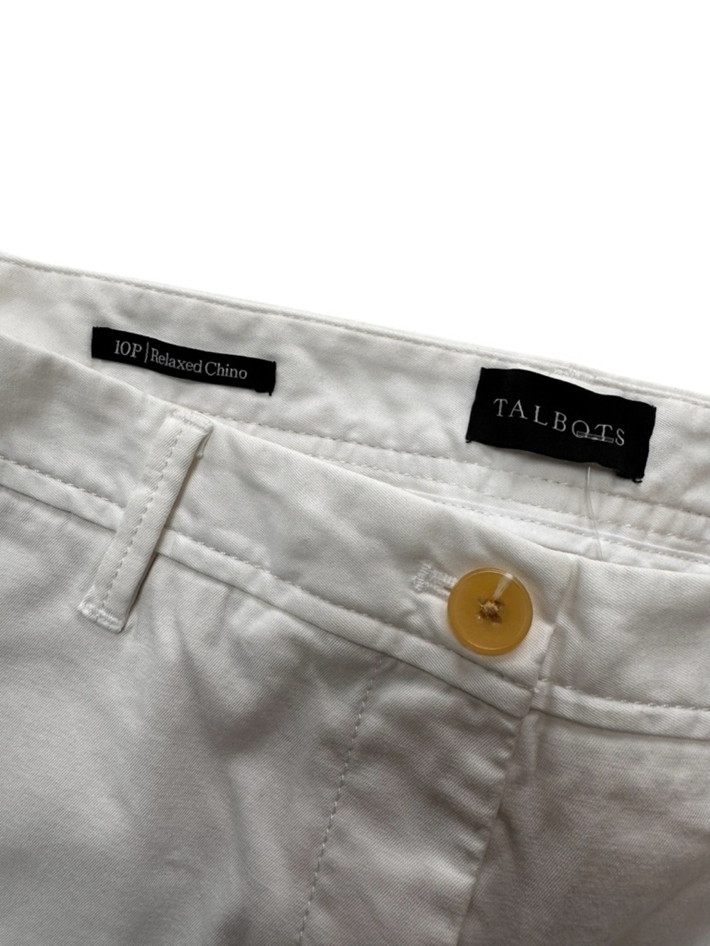Talbots White Chinos - Picture 6 of 8